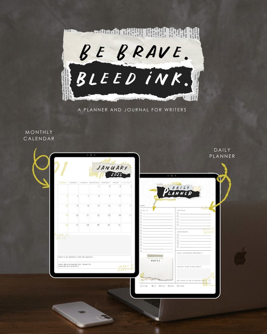 Be Brave Bleed Ink Digital Planner